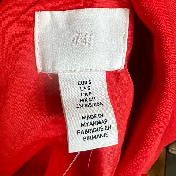 H & M Double Breasted Blazer Size S Oversized - Picture 5 of 5